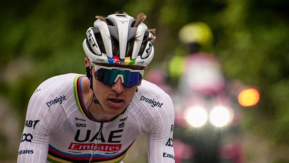 Der Champion und UAE-Tour-Leader: Tadej Pogacar
