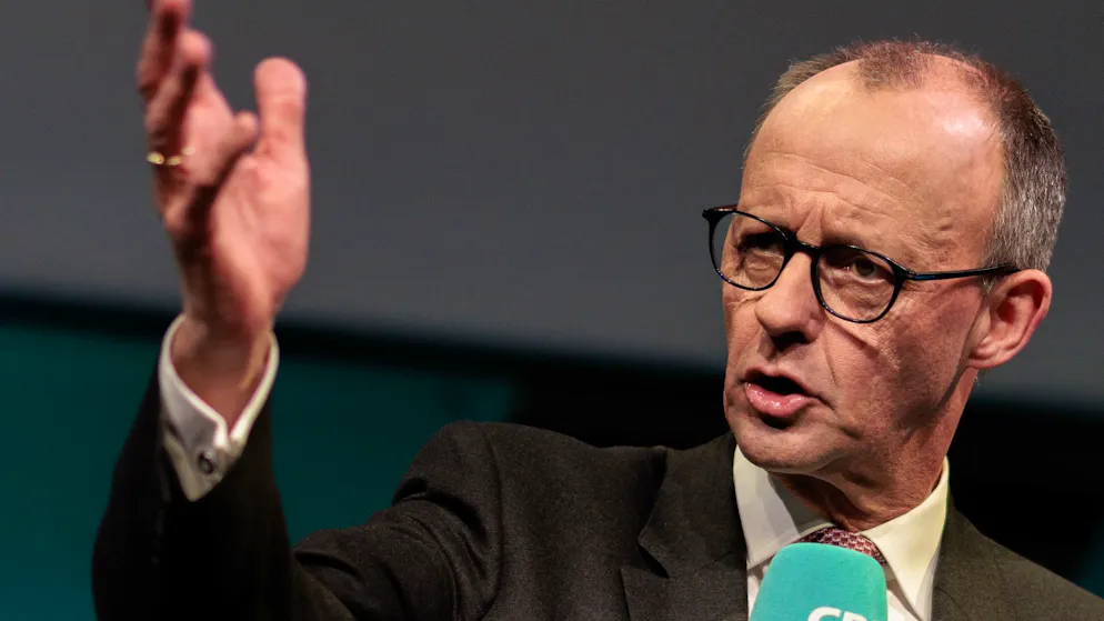 Shortly before the general election. And then Merz calls the AfD 