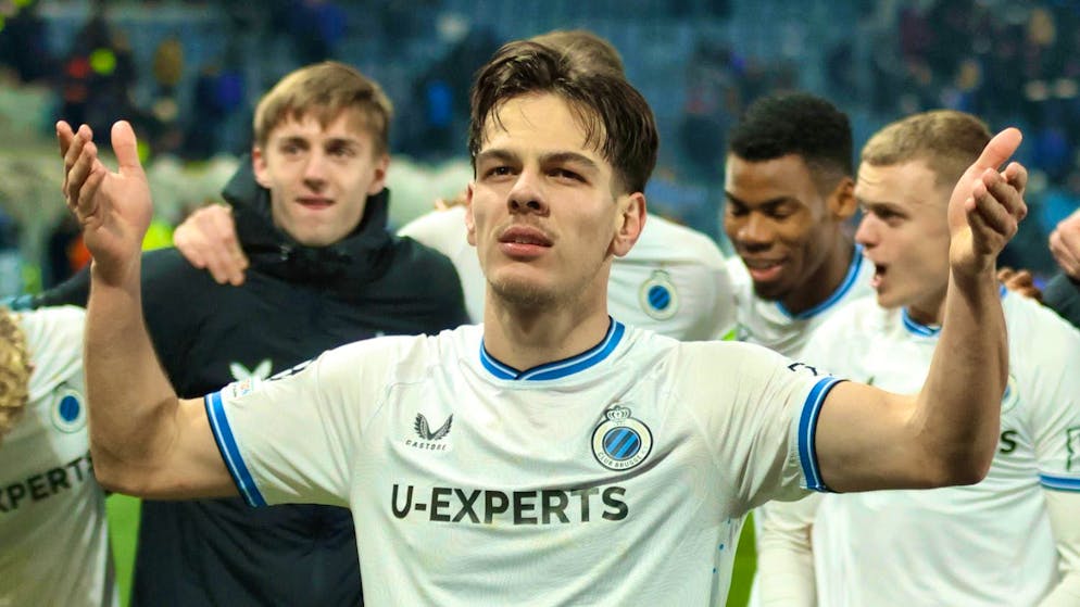 Ardon Jashari impresses in Bruges.