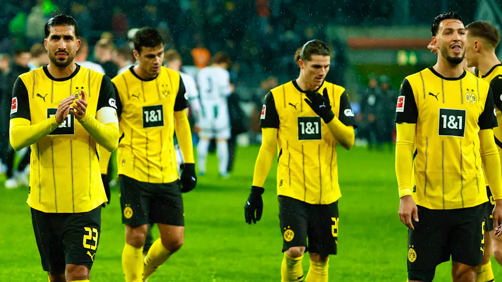 Disappointed BVB professionals - not a rare sight this season.