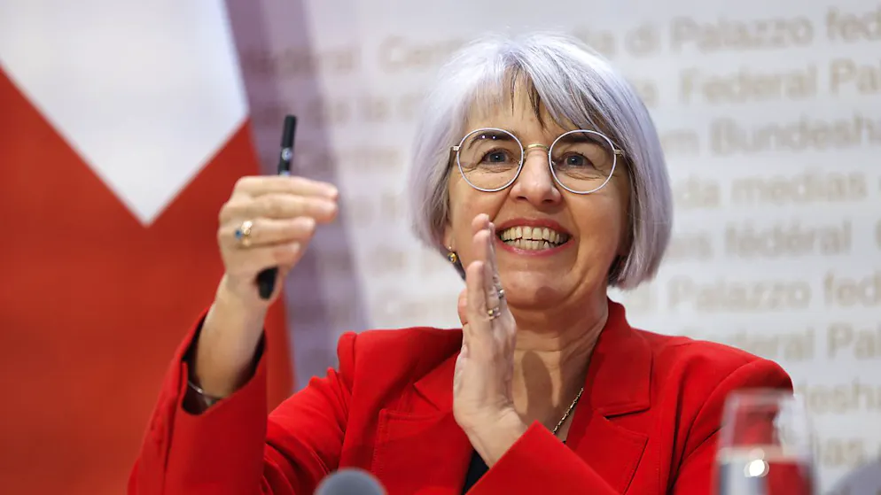 La consigliera federale Elisabeth Baume-Schneider (foto d'archivio).