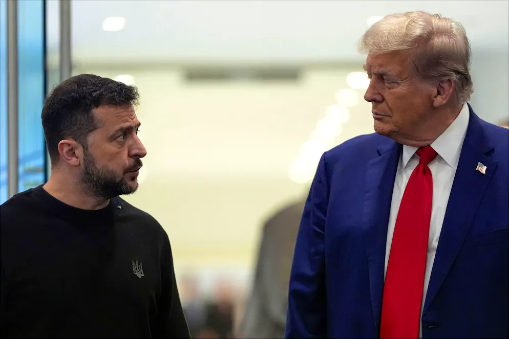 Der ukrainische Staatschef Selenskyj ist auf die Unterstützung des US-Präsidenten Trump angewiesen – und versucht, das Verhältnis nicht noch mehr zu zerrütten. (Archivbild)
