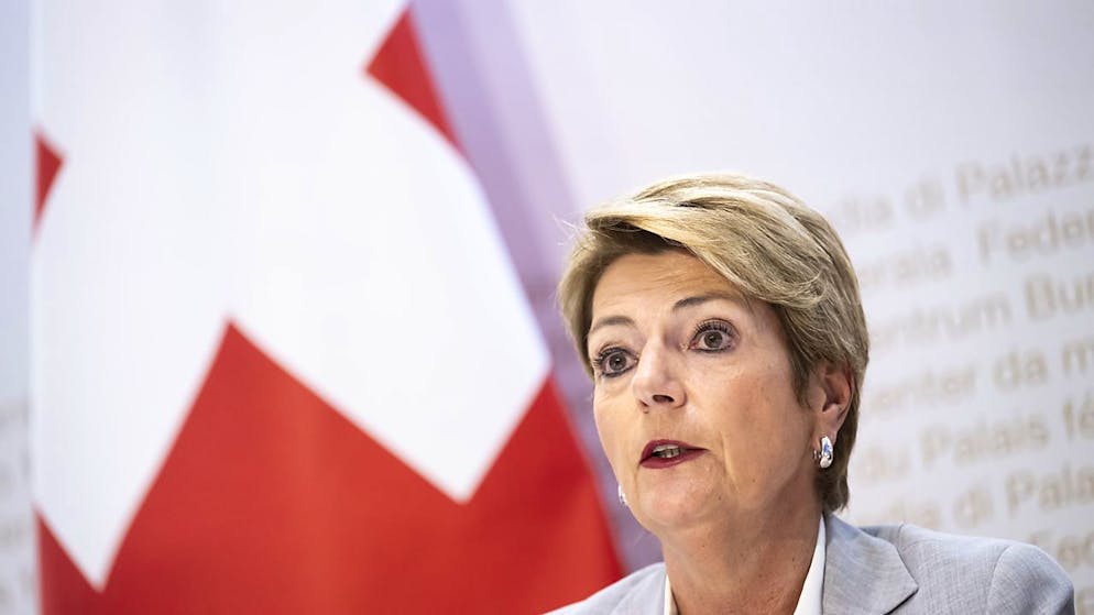 La presidente della Confederazione Karin Keller-Sutter (foto d'archivio)