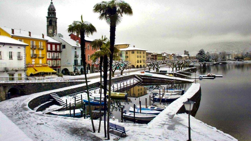 Worth a visit even in winter: last December, significantly more guests stayed overnight in Ascona compared to the previous year. (archive picture)
