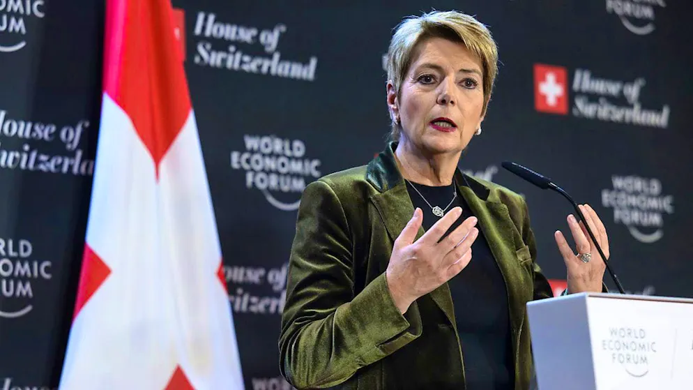 Karin Keller-Sutter's assessment of the statements made by US Vice President J.D. Vance at the security conference in Munich on Friday divides Switzerland. (archive picture)
