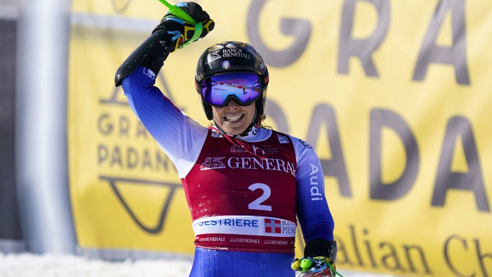 Slalom gigante. Brignone imprendibile anche al Sestriere e approfitta dell'uscita di Gut-Behrami