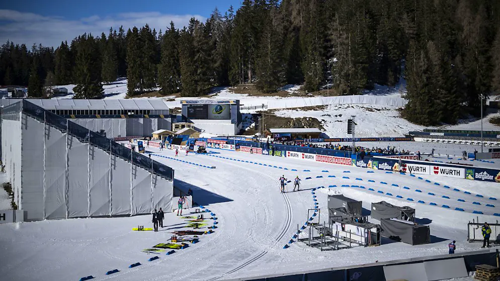 Die Biathlon-Arena in Lenzerheide wird auch nach der WM im Weltcup-Kalender bleiben