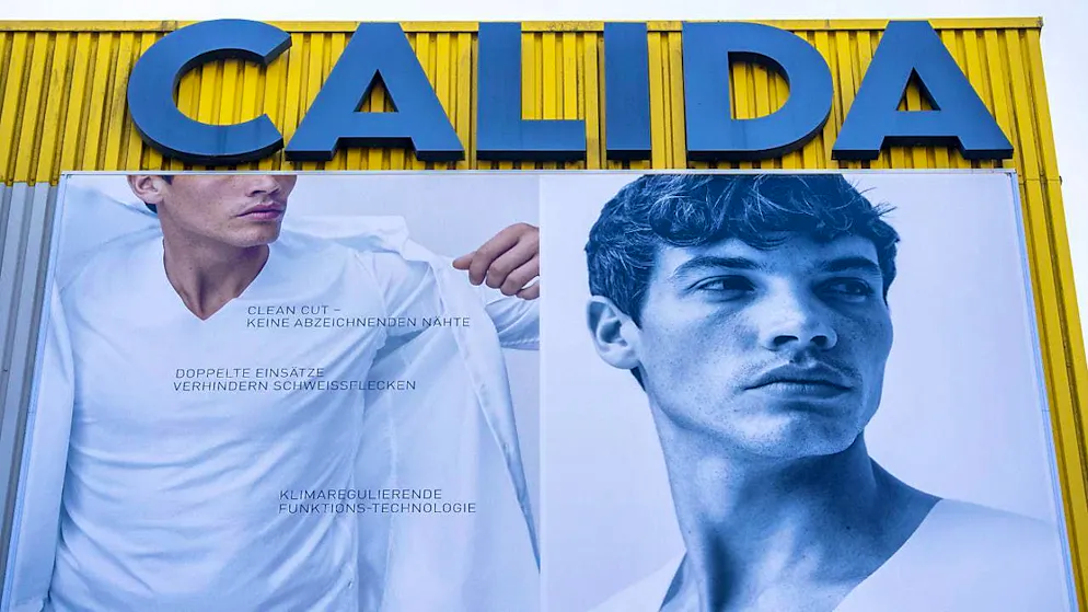 The underwear manufacturer Calida has returned to profit thanks to the sale of Lafuma Mobilier. However, the core business is still struggling. New CEO Thomas Stöckli takes over the reins in June (archive image).