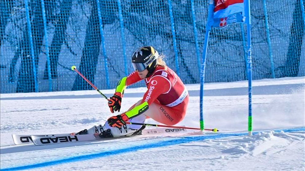 Sestriere. Gut-Behrami seconda nella prima manche del gigante