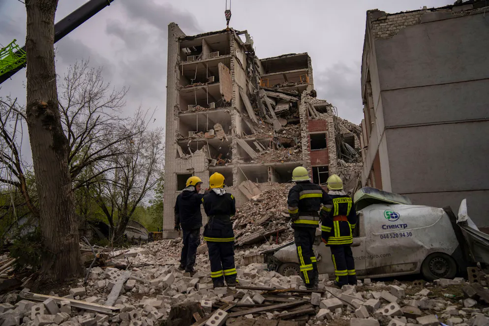 Nach drei Jahren Krieg ist das Schicksal der Ukraine offen - Gallery. Russische Raketen- und Drohnenangriffe haben viele ukrainische Städte getroffen. (Archivbild)