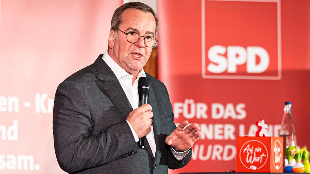 Deutschlands Verteidigungsminister Boris Pistorius will den Wegfall der US-Hilfe für die Ukraine kompensieren. (Archivbild)