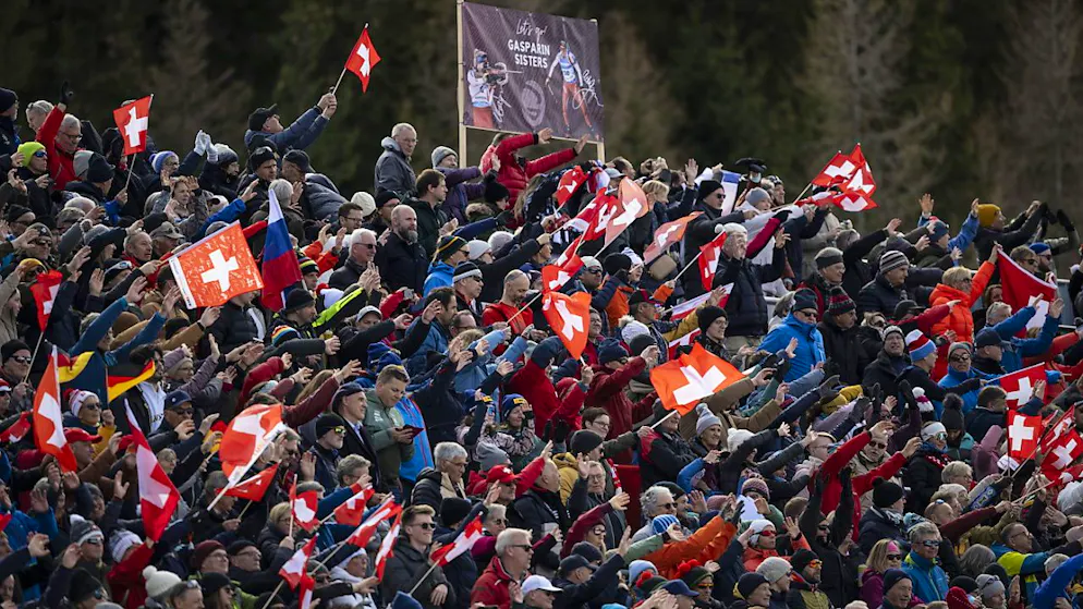 Die Schweizer Krönung fehlt - Gallery. Ein Biathlonfest mit kleinem Wermutstropfen: Den Schweizer Athleten fehlte am Ende wenig zur ersehnten Medaille