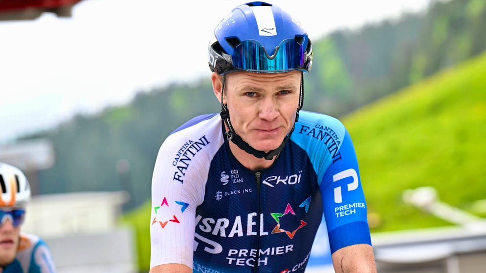 Chris Froome souffre d'une fracture de la clavicule après une chute dimanche (archive).