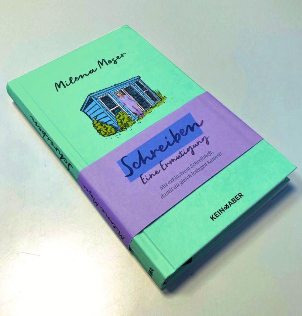 "Saying I was writing a novel, even though I didn't think I was capable of it, stopped me from giving up completely. It wasn't a lie: it was a declaration of intent. I made my dream official": Milena Moser in the book "Schreiben. An encouragement".