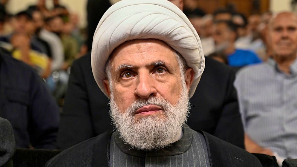 Il leader di Hezbollah Naïm Qassem