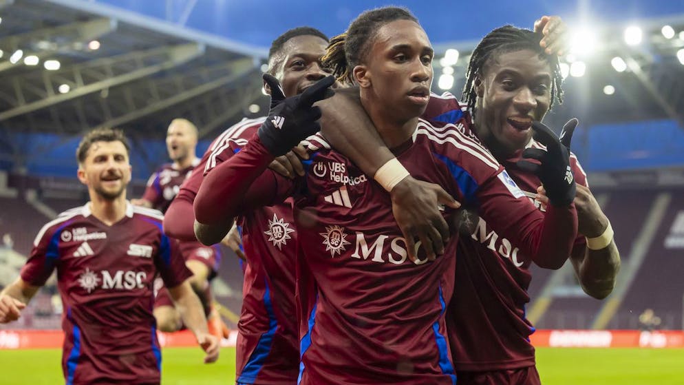 Ndoye with a brace. Three wild-card goals turn the game around - Servette beat Winterthur