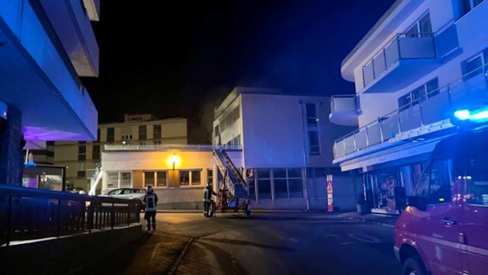 Leukerbad VS. Major fire breaks out in hotel - 9 people in hospital