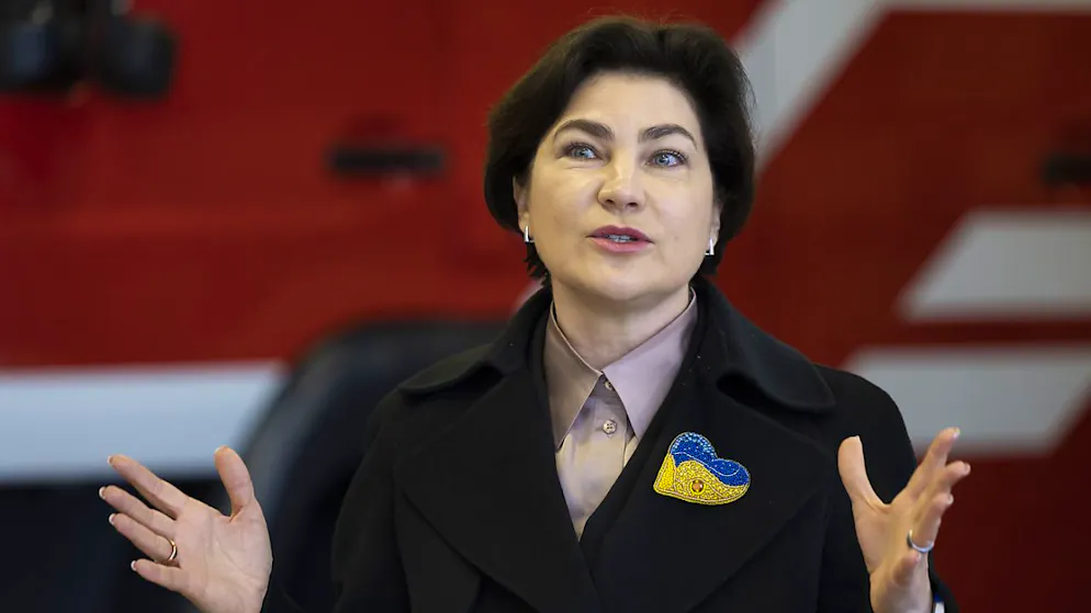 Iryna Wenediktowa, Botschafterin der Ukraine in der Schweiz, steht täglich in Kontakt mit Ukrainerinnen und Ukrainern in der Schweiz. (Archivbild)