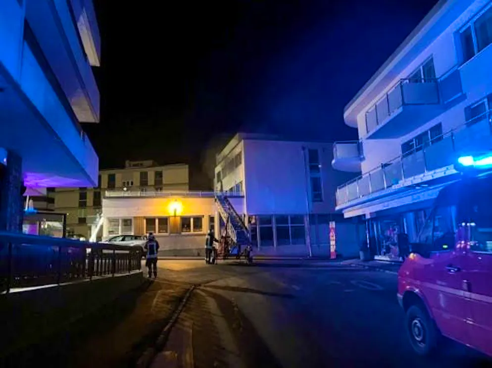 The emergency services managed to extinguish the fire around two hours after it broke out.