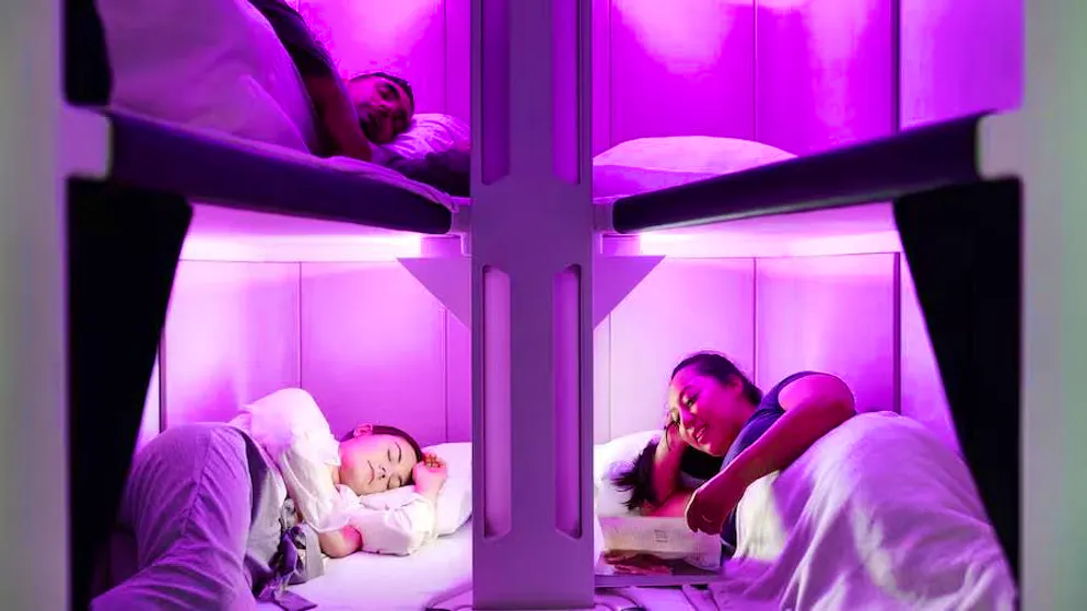 The airline Air New Zealand wants to fly with sleeping cabins in Economy Class from 2026. Initially only on selected long-haul flights.