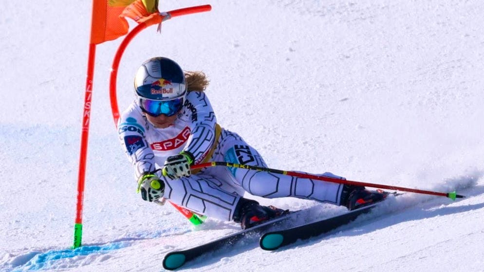 Ester Ledecka will have to decide between downhill and parallel giant slalom at next year's Olympic Games.