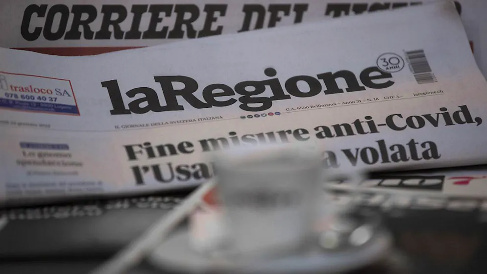 Die Tessiner Tageszeitung "La Regione" streicht fünfeinhalb Vollzeitstellen. (Symbolbild)