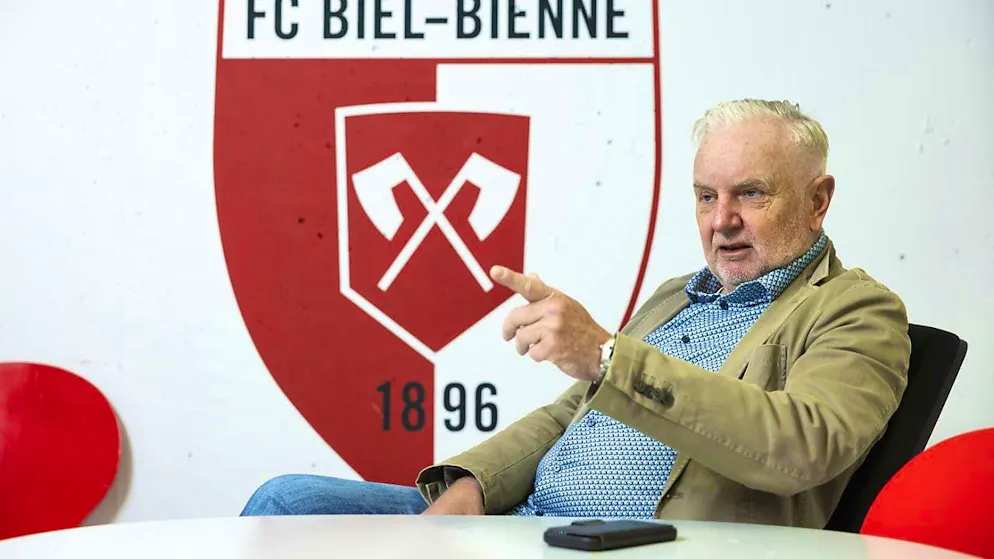 Dietmar Faes, President of FC Biel, talks about the path the club has taken since going bankrupt in 2016