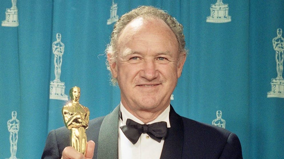 Il leggendario attore Gene Hackman.