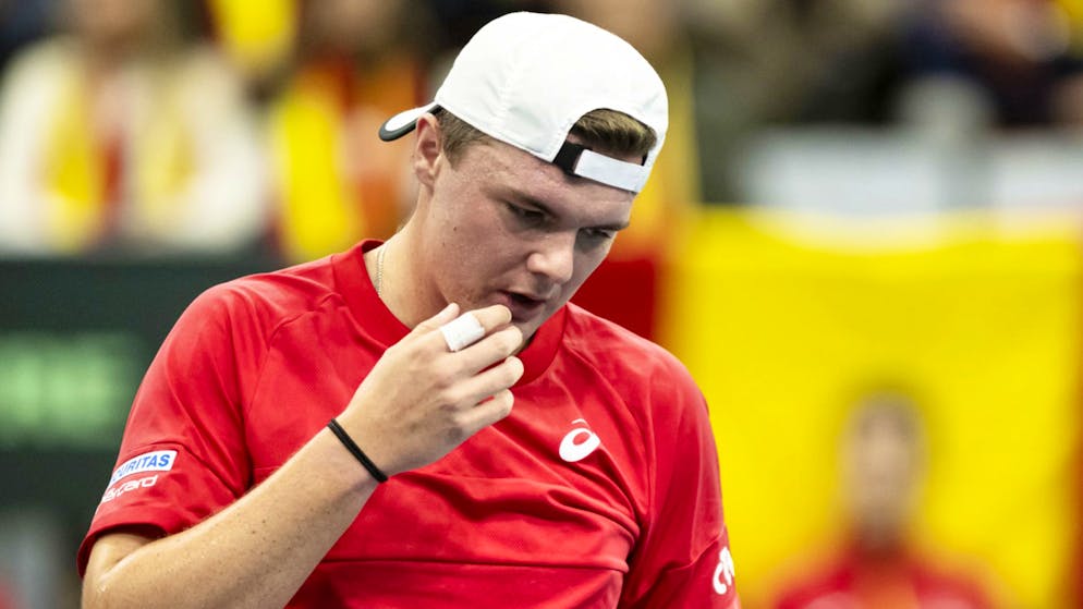 Rumors of retirement. Does Dominic Stricker (22) want to end his career?