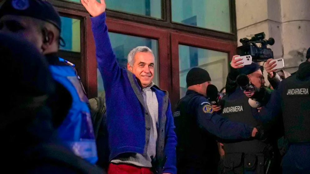 Calin Georgescu, the winner of the first round of the Romanian presidential elections. Photo: Vadim Ghirda/AP/dpa