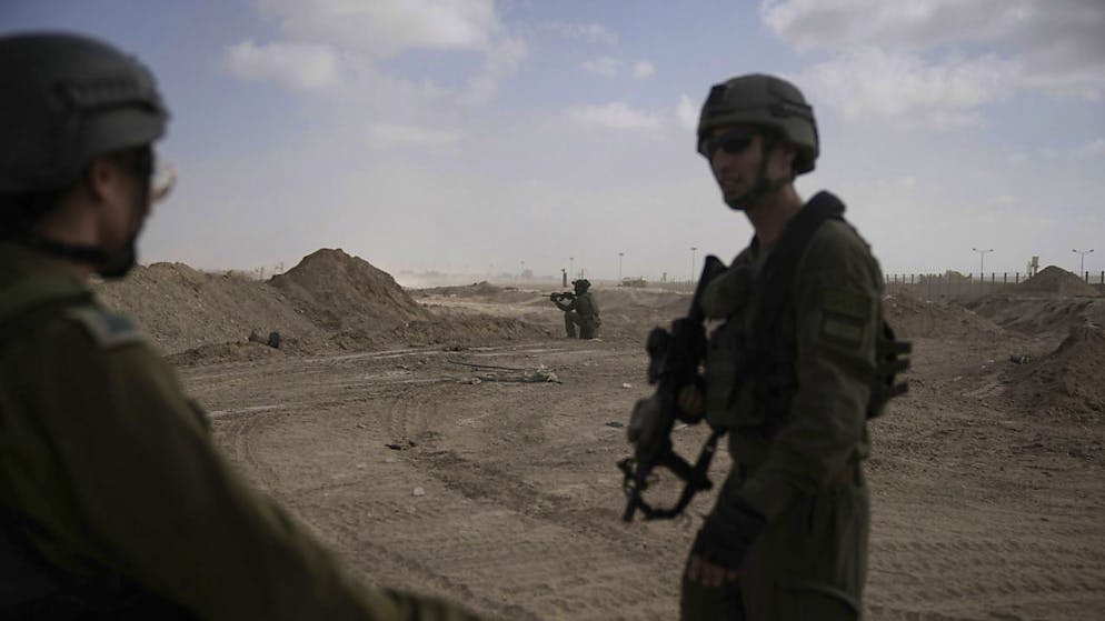 Soldati israeliani nella Striscia di Gaza.