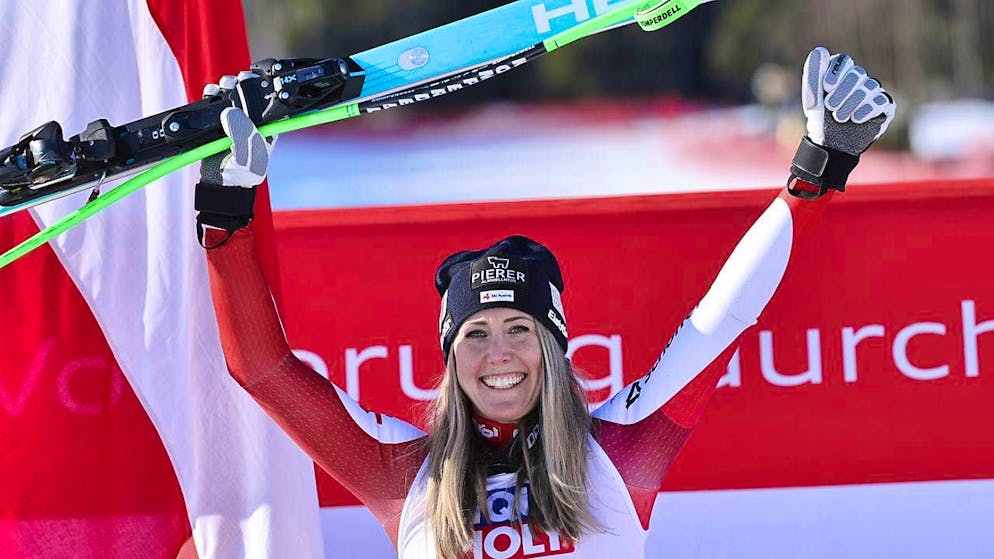 Cornelia Hütter makes the best possible return to the World Cup after disappointments at the World Championships