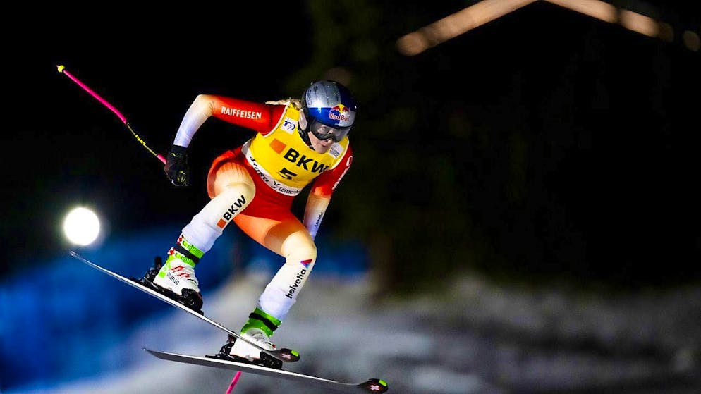 Fanny Smith is also on the podium in the second race in Gudauri, Georgia.