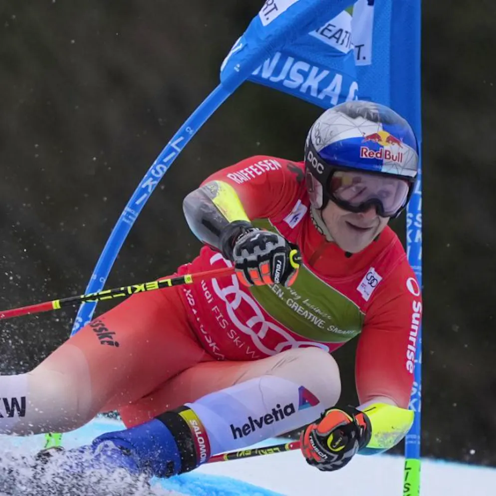 Riesenslalom in Kranjska Gora. Leader Braathen nimmt Odermatt im 1. Lauf fast eine Sekunde ab – Meillard Dritter