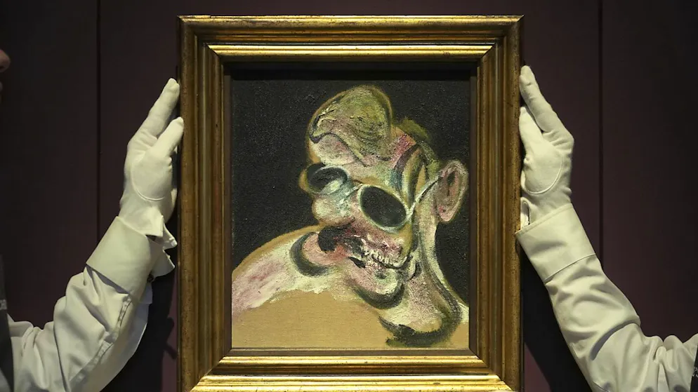 Ein Werk des britischen Malers Francis Bacon mit dem Titel "Portrait Of Man With Glasses ???". (Archivbild)