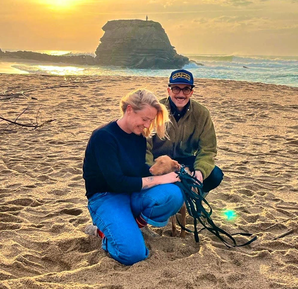 Michelle and Renato de Oliveira emigrated to Santa Cruz, Portugal, with their two children three years ago.