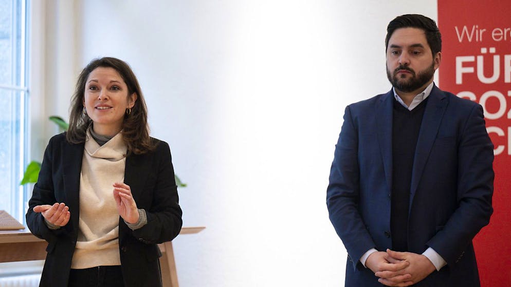 Für die SP-Parteispitze, Mattea Meyer und Cédric Wermuth, ist jetzt nicht der richtige Zeitpunkt, um mit den USA über ein Freihandelsabkommen zu diskutieren. (Archivbild)