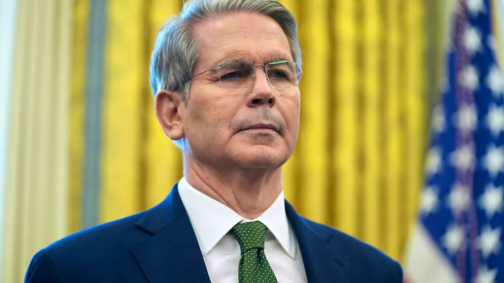 ARCHIV - US-Finanzminister Scott Bessent. Foto: Evan Vucci/AP/dpa/Archivbild
