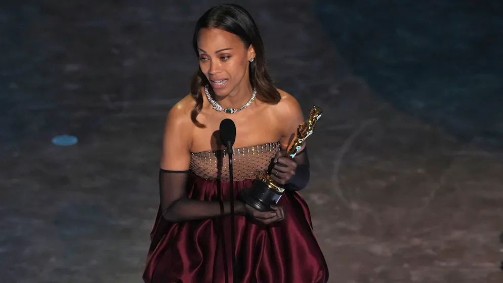 Tragikomödie «Anora» holt die meisten Oscars - Gallery. Hielt eine emotionale Dankesrede: Zoe Saldaña.