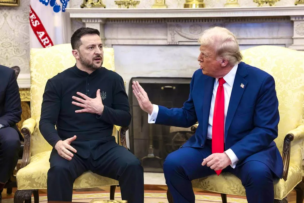 No common denominator: Trump and Selenskyj on Friday.
