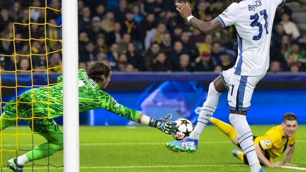 Yann Sommer was hard to beat in the Champions League.