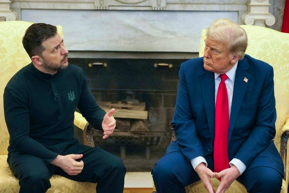 Selensky had a heated exchange of words with Trump in Washington.