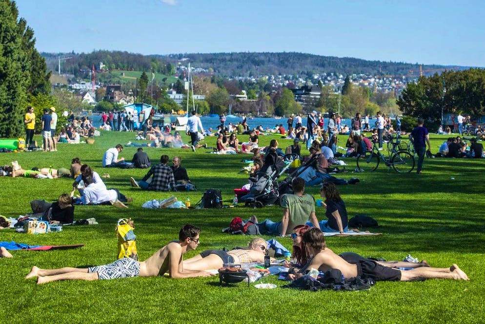 Spring is taking off - will it be warm enough for swimming?