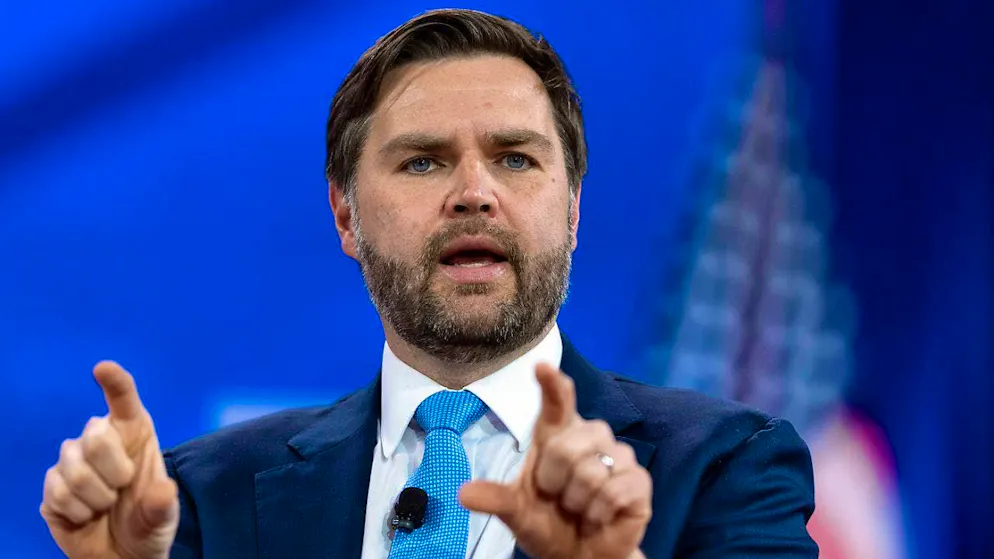 ARCHIVE - U.S. Vice President J.D. Vance speaks at the Conservative Political Action Conference (CPAC) at the Gaylord National Resort Convention Center. Photo: Manuel Balce Ceneta/AP/dpa