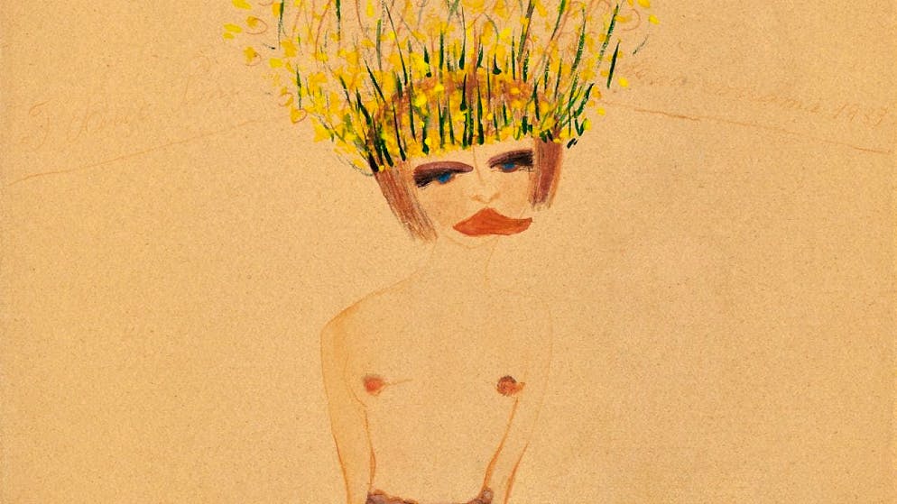 Seven creative decades of a rebel at the Kunstmuseum Bern - Gallery. I due Pini (Appassionata) (La signora Macor), 1939.