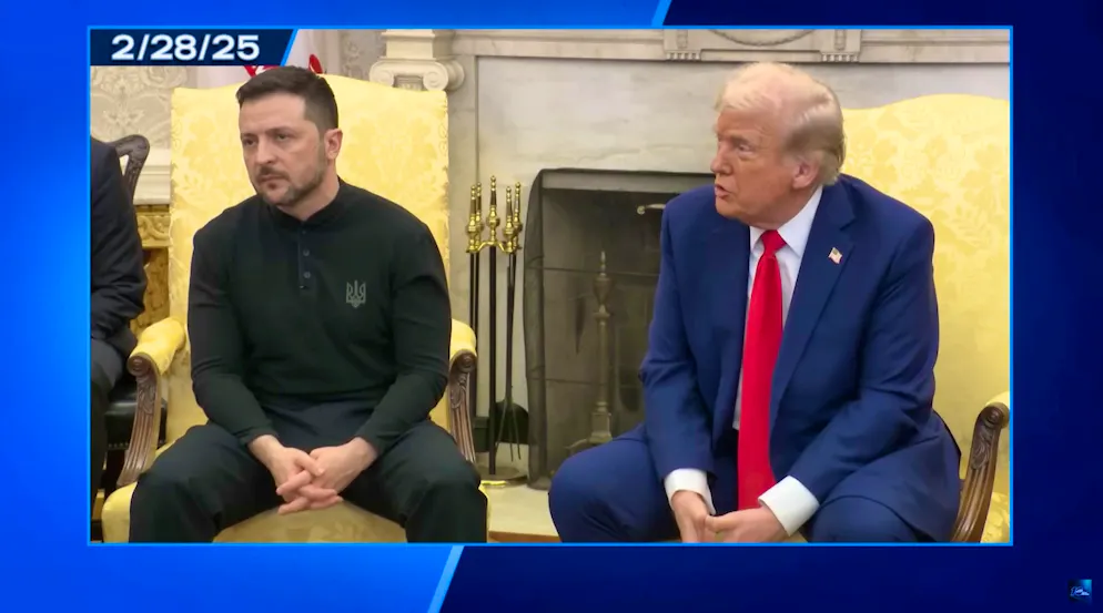 Lecturing in the White House: Selensky looks like a schoolboy who still has detention after the last lesson before the summer vacation.