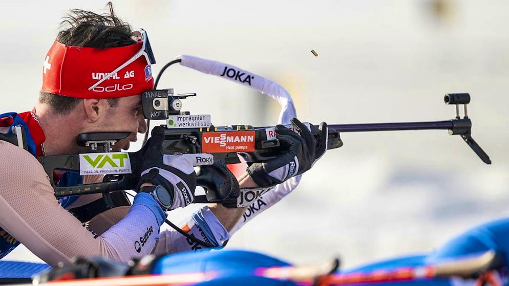 Niklas Hartweg remains without a miss in the sprint in Nove Mesto