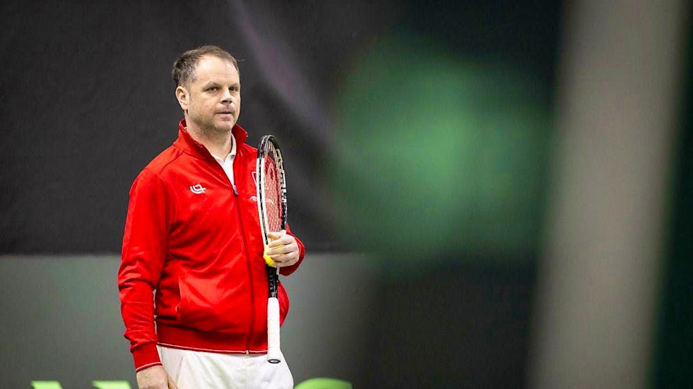 The Swiss Davis Cup team led by captain Severin Lüthi will face India