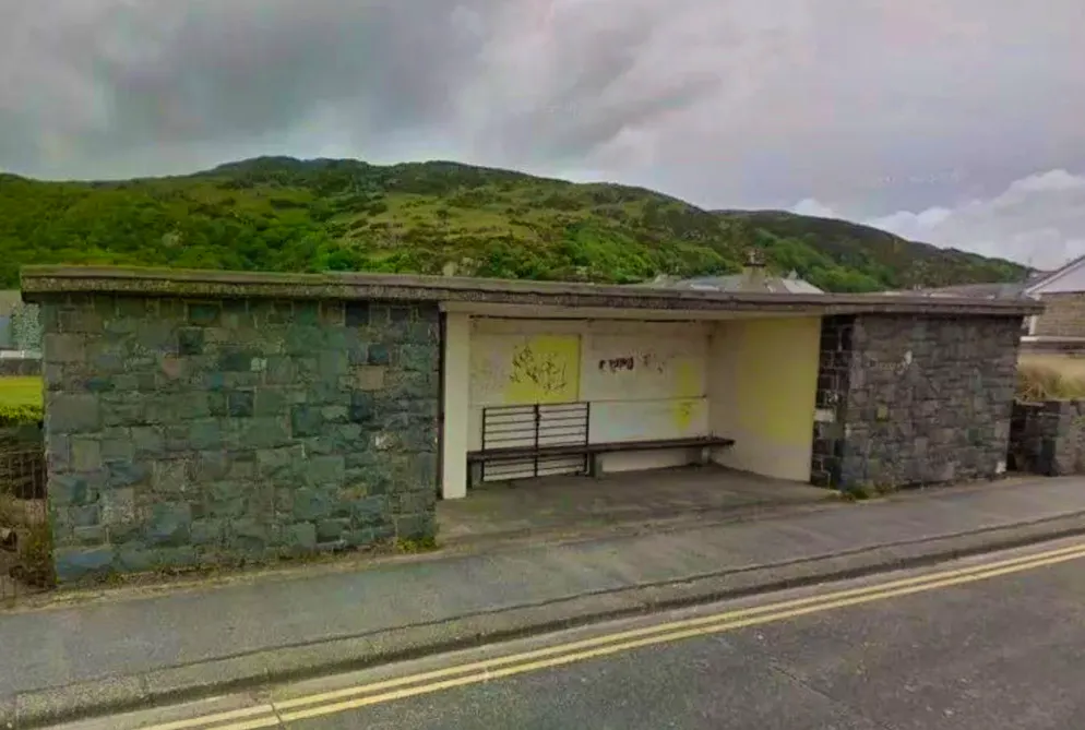 This is what the toilet block looked like before the conversion.