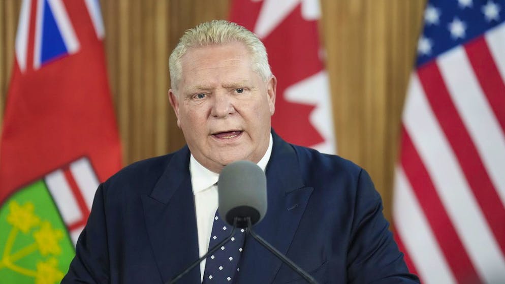 Ontarios Premierminister Doug Ford: «Diese ganze Sache mit Präsident Trump ist ein Schlamassel»